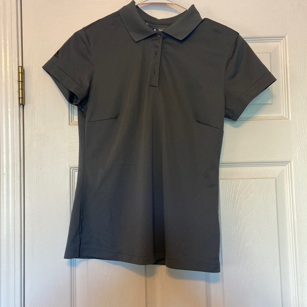 Gray Adidas Climalite Polo